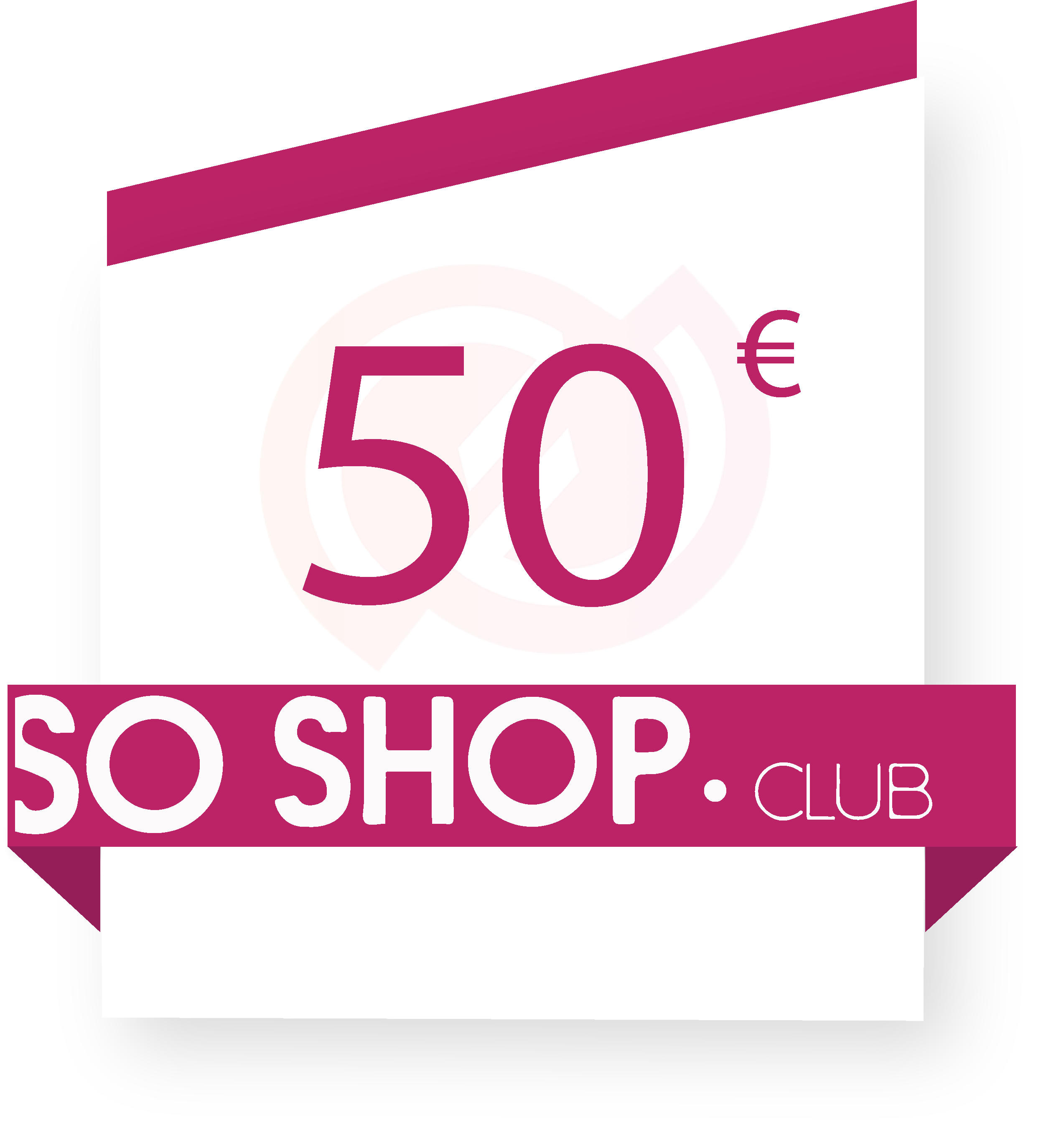 coupon Recharge SoShop 50€