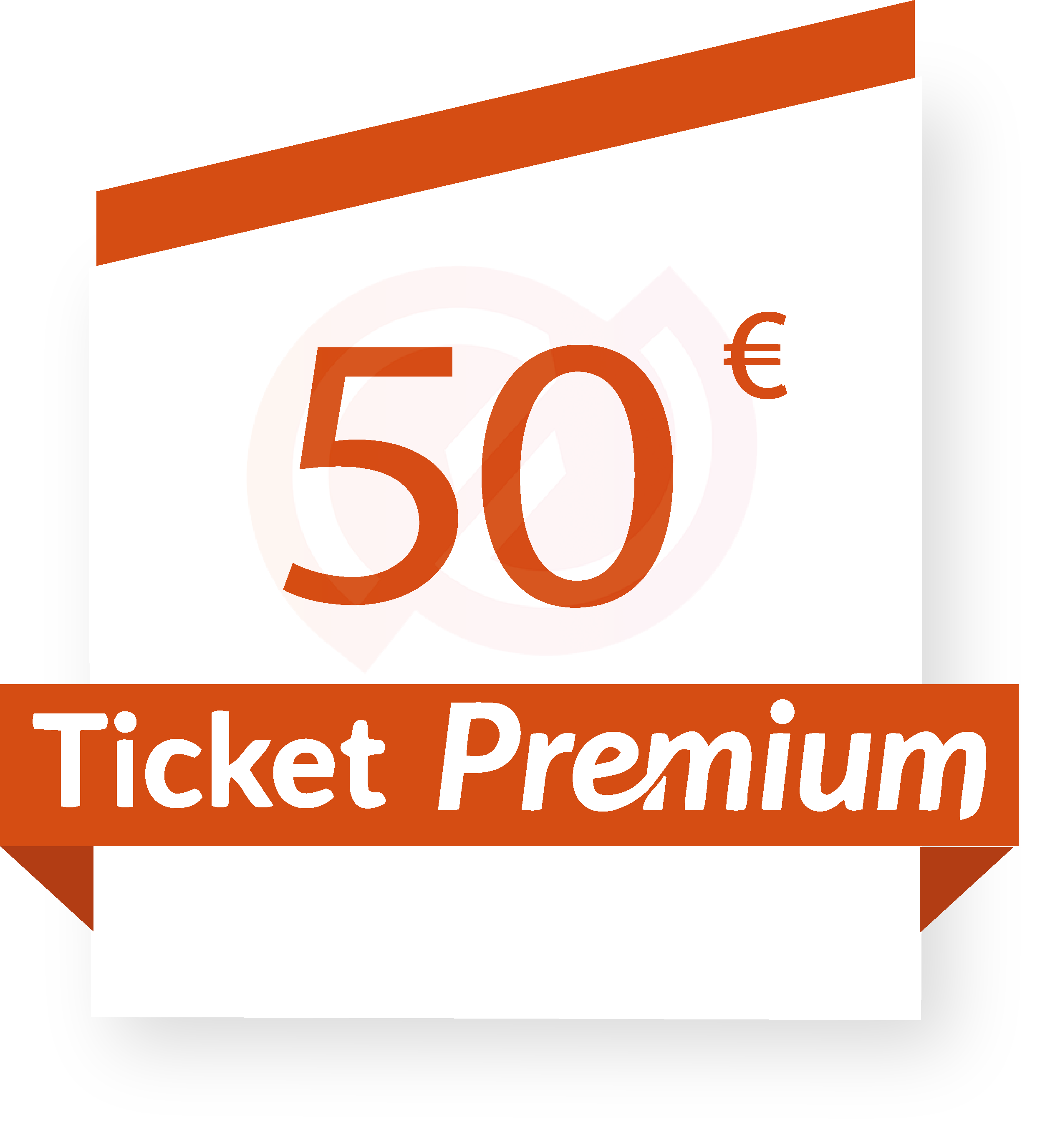 coupon Ticket Premium 50€